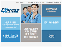 Tablet Screenshot of expresshealthcarenw.com